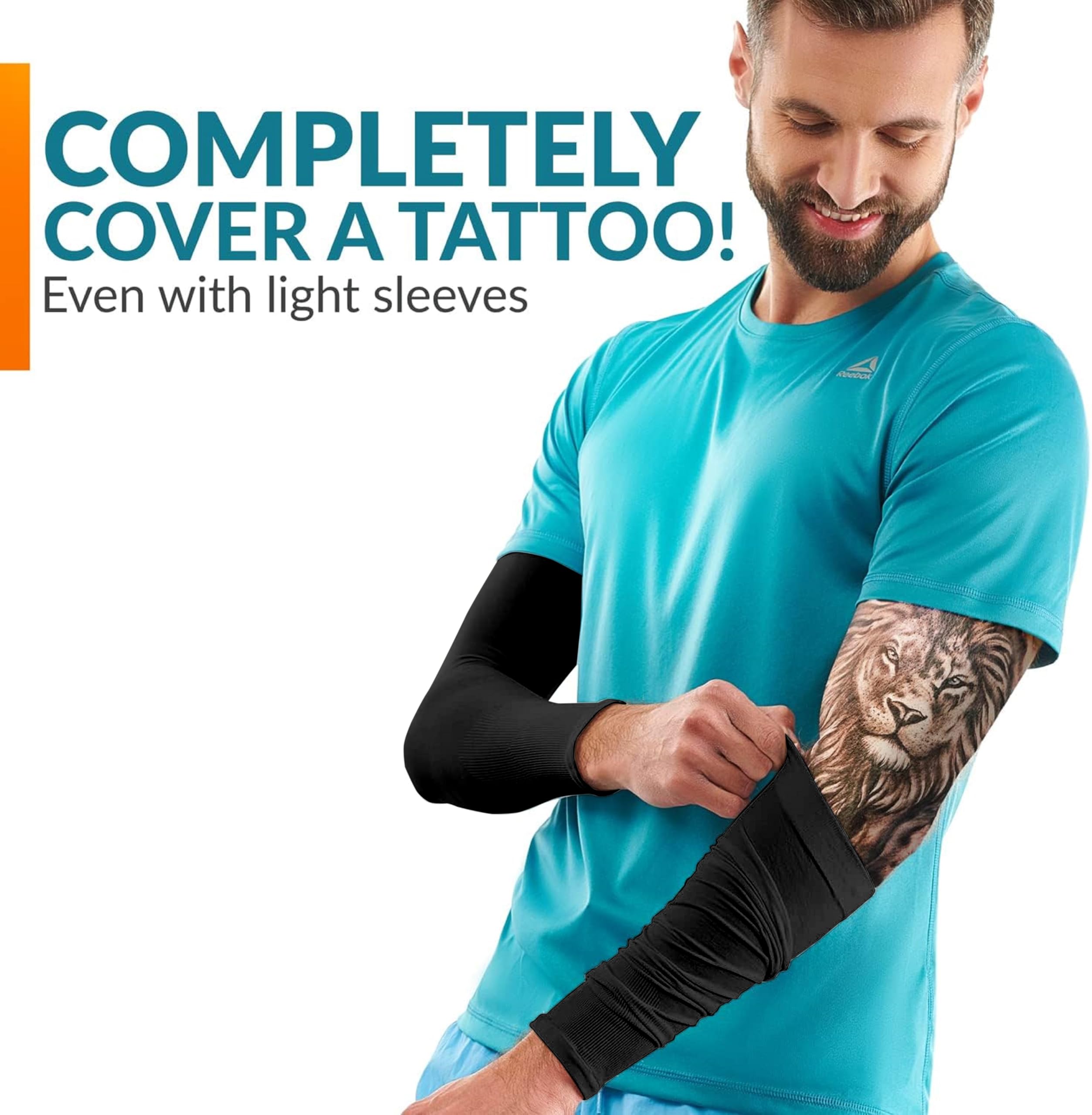 TRENDMALLS Arm Sleeves, Cooling UV Sun Protection Sports Compression for Men/Women/Kids - Image 6