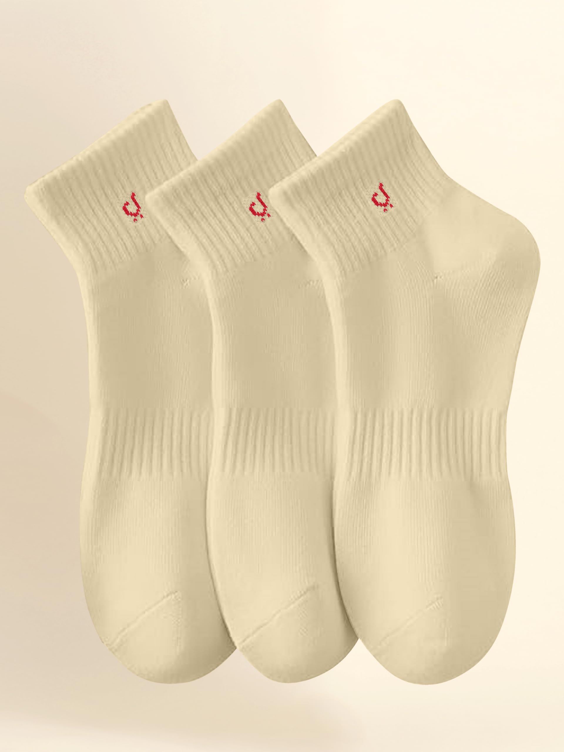 TRENDMALLS Cotton Blend Socks for Men & Womens, Ankle Length Fit, Arch Support Running Unisex Free Size (Packs of 3 & 6) - Image 7