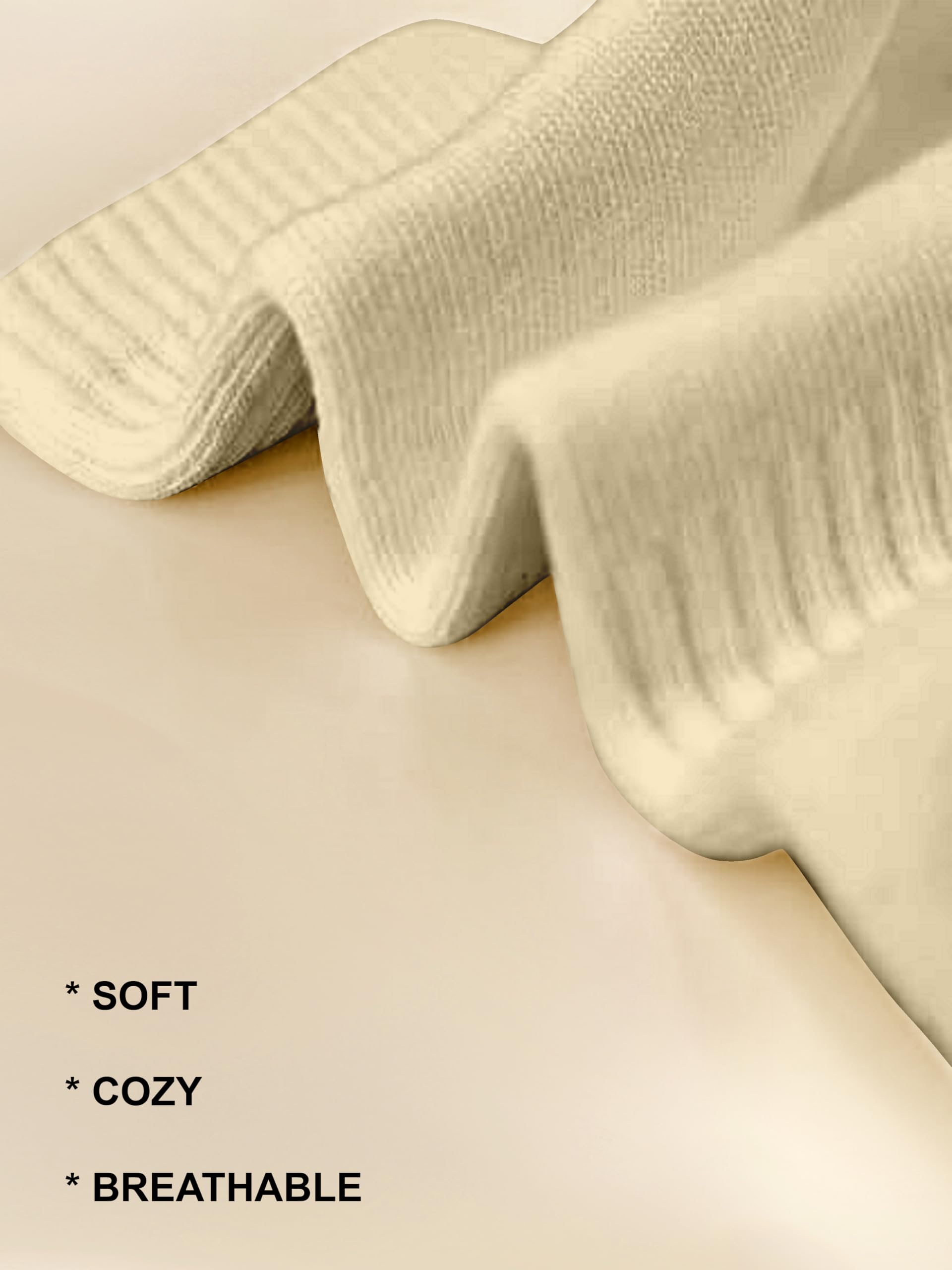 TRENDMALLS Cotton Blend Socks for Men & Womens, Ankle Length Fit, Arch Support Running Unisex Free Size (Packs of 3 & 6) - Image 8