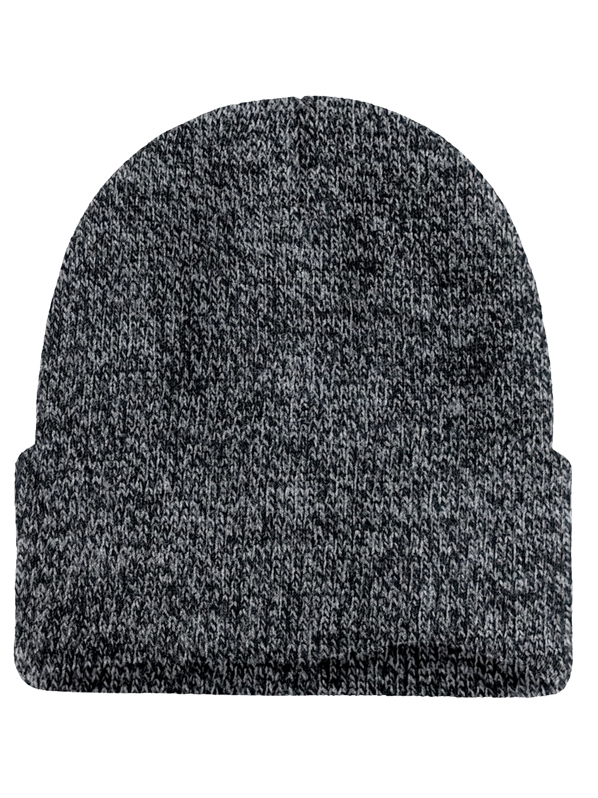 TRENDMALLS Mens/Women/Kids Cap Unisex Hat Knit Cuffed Beanie Charcoal Black - Image 7