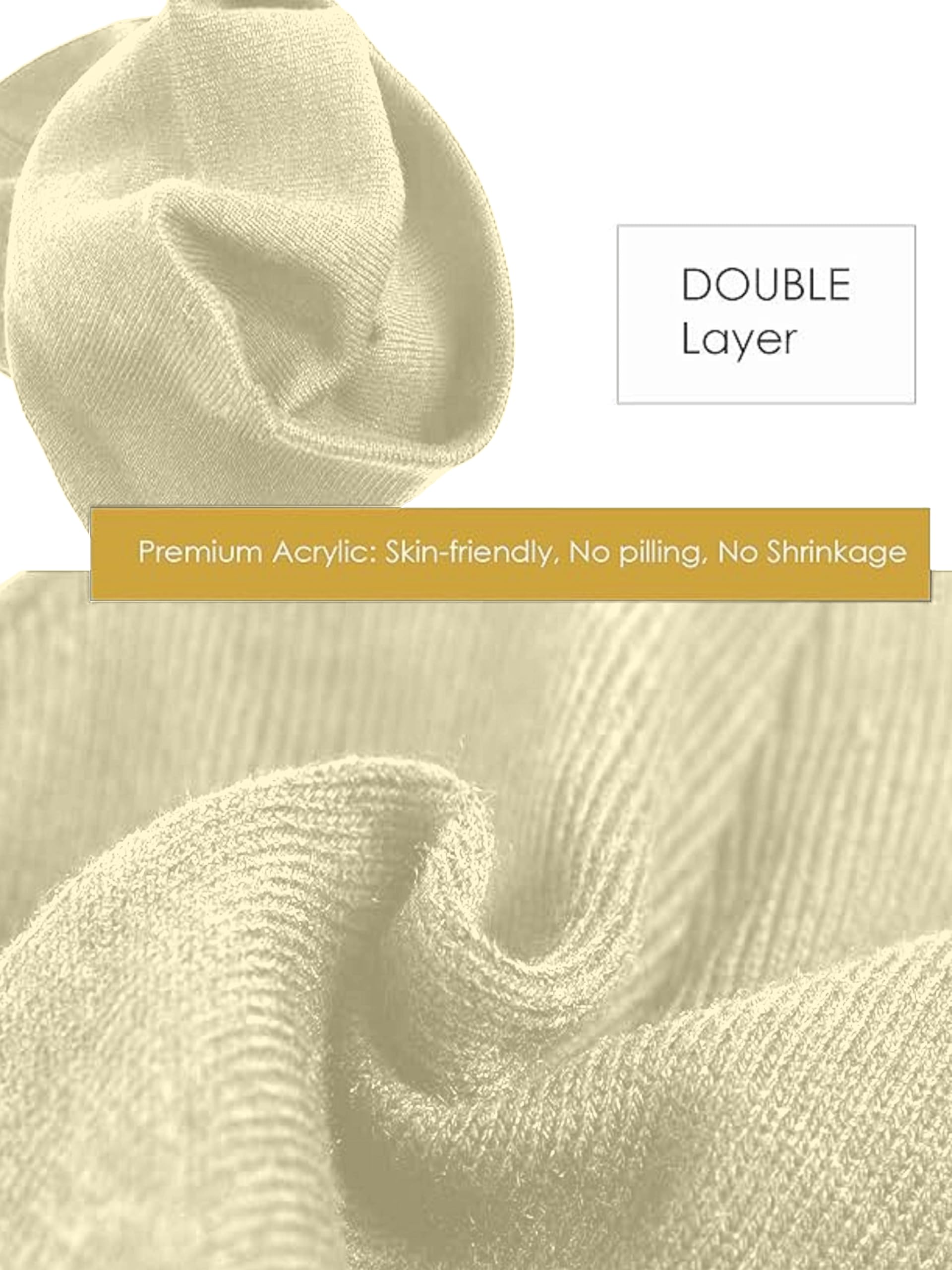 TRENDMALLS Mens/Women/Kids Cap Unisex Hat Knit Cuffed Beanie - Image 3