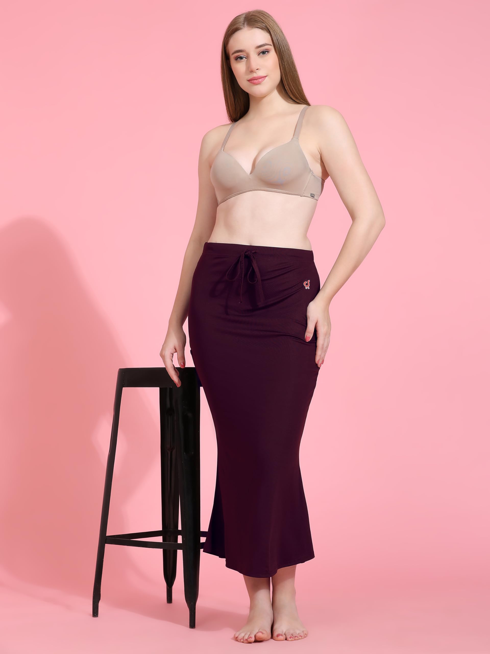 TRENDMALLS Spandex Saree Shapewear Petticoat for Women, Cotton Blended, Skirts for Women, Shape wear Dress - Image 5