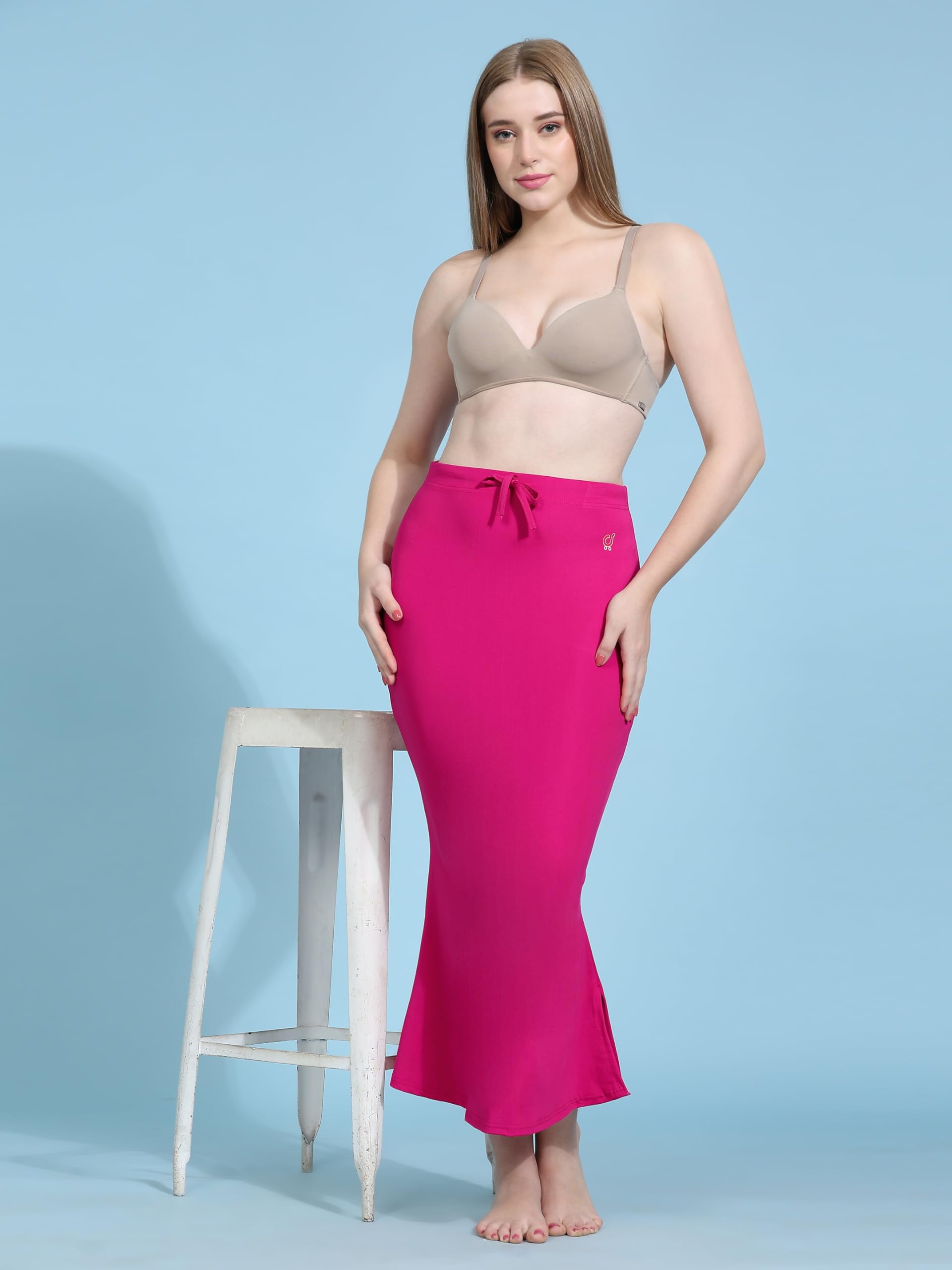 TRENDMALLS Spandex Saree Shapewear Petticoat for Women, Cotton Blended, Skirts for Women, Shape wear Dress - Image 5