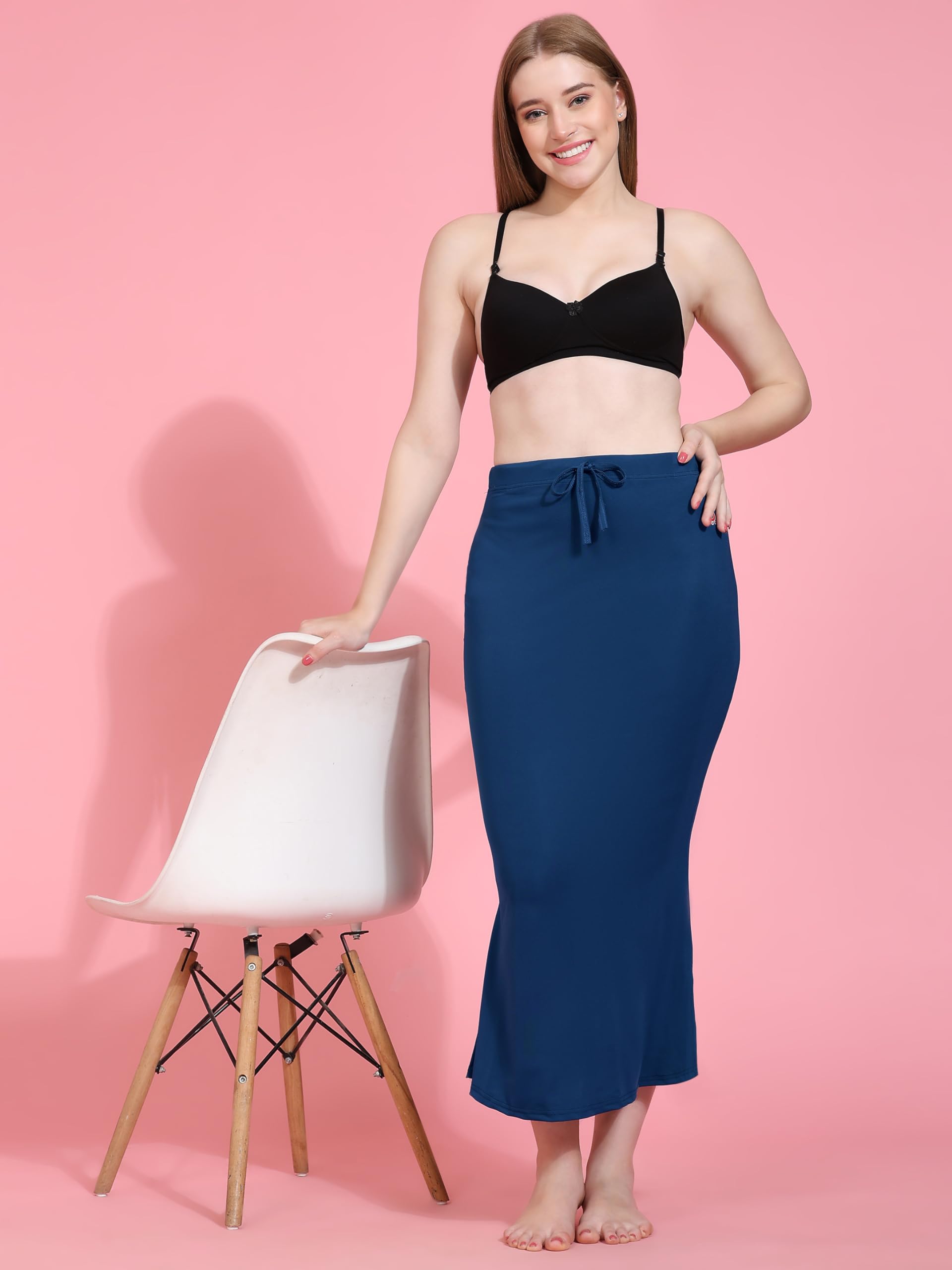 TRENDMALLS Spandex Saree Shapewear Petticoat for Women, Cotton Blended, Skirts for Women, Shape wear Dress - Image 5