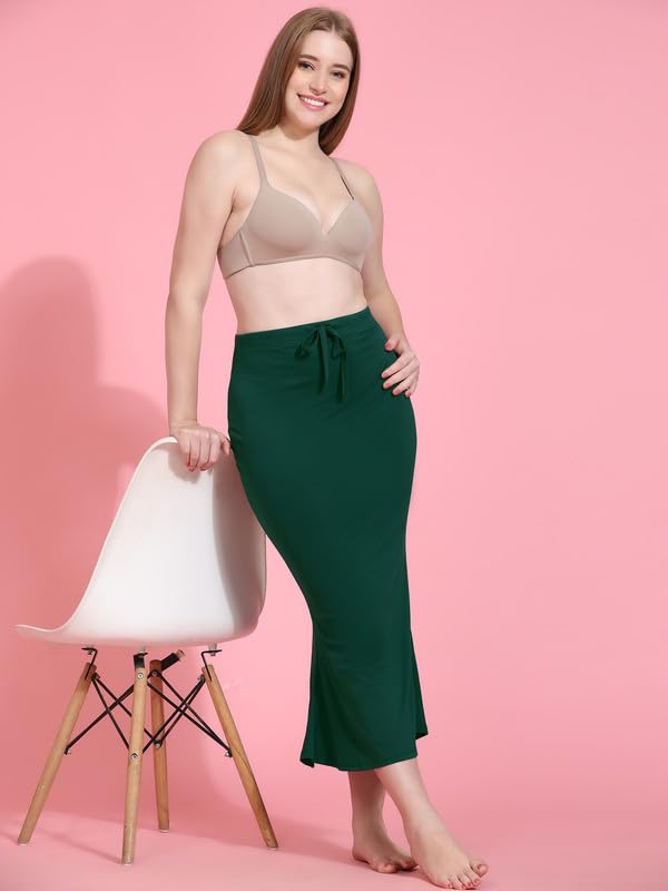 TRENDMALLS Spandex Saree Shapewear Petticoat for Women, Cotton Blended, Skirts for Women, Shape wear Dress - Image 5