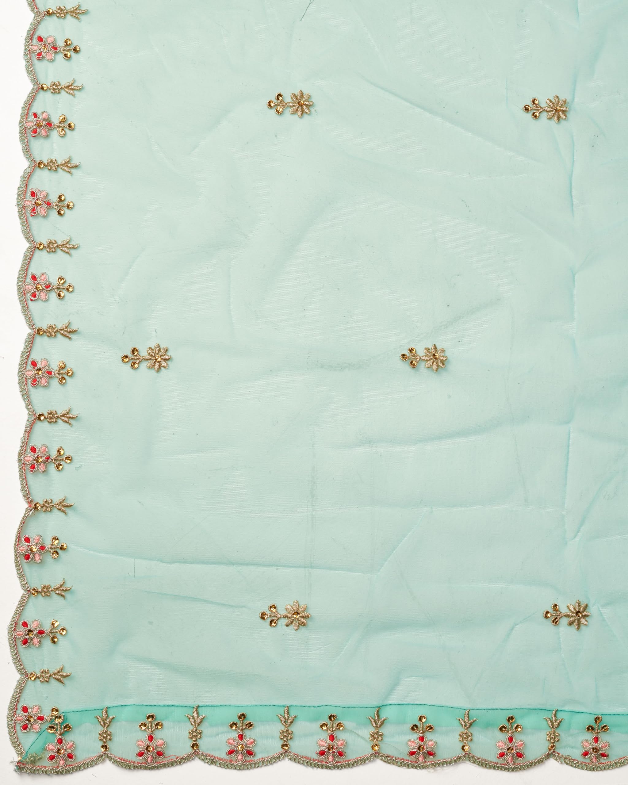 TRENDMALLS Women's Satin Embroidery work Wedding Lehenga Choli with Dupatta Ready To Wear - Image 7